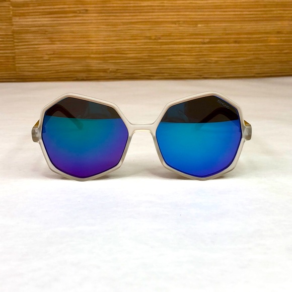 KOMONO Sunglasses NEW Geometric Bonnie Ice Lemon Neon Blue Yellow Festival main image 11